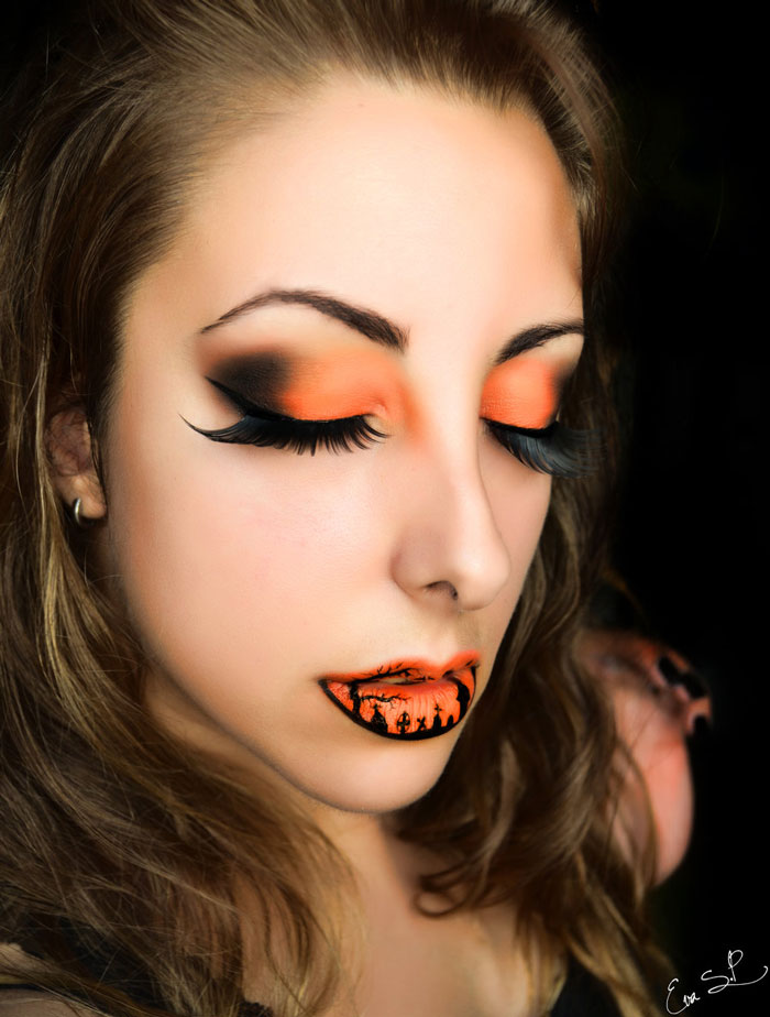 Beautifully Creepy Halloween Lip Makeup Ideas By Eva Pernas