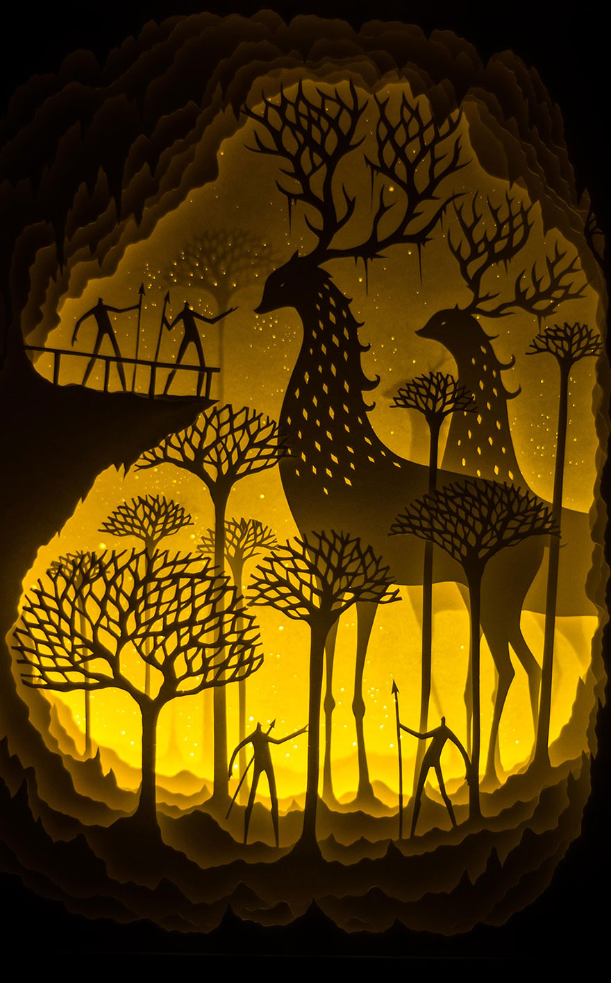 Fairytales Come To Life In New Papercut Light Boxes by Hari &#038; Deepti