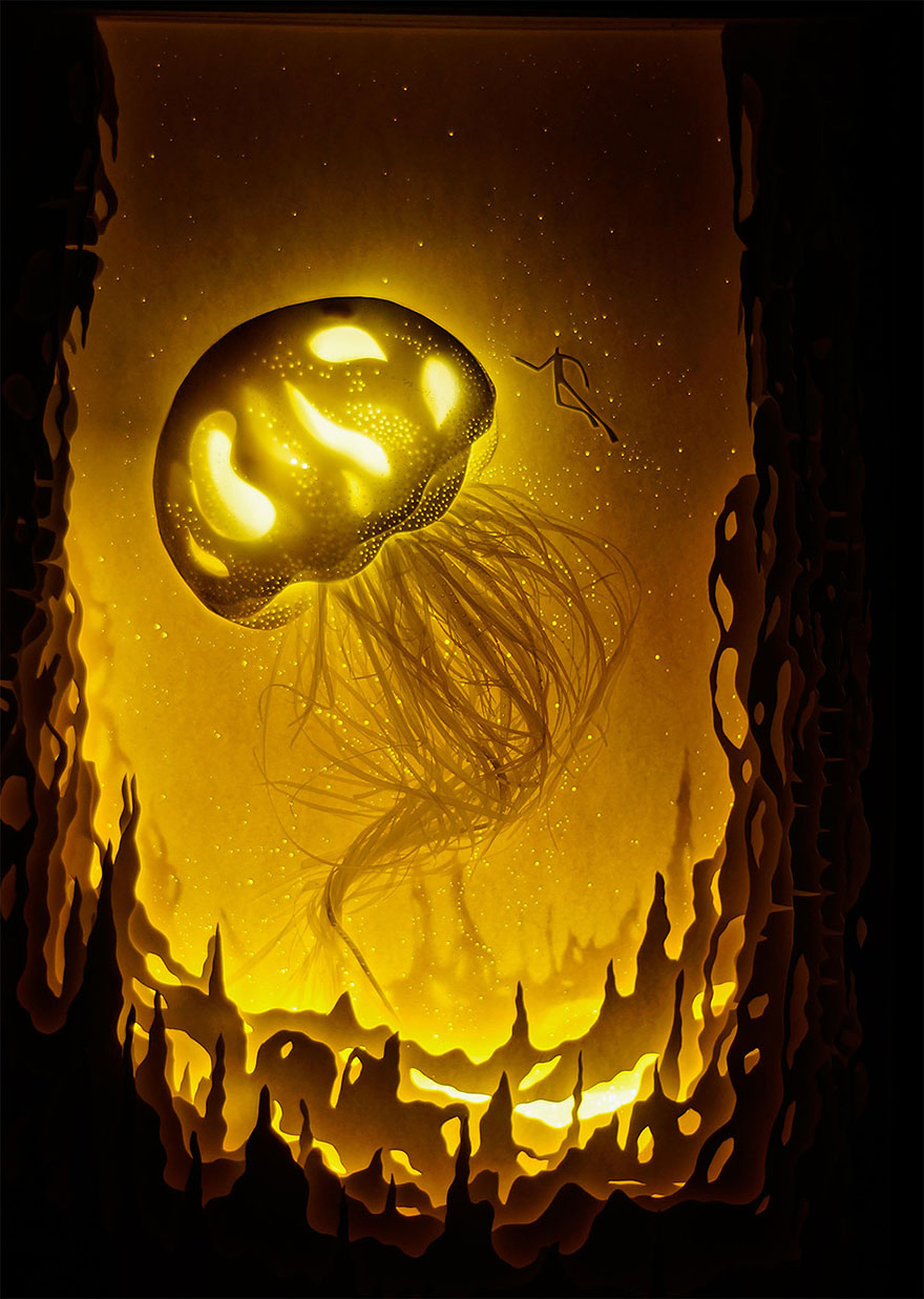 Fairytales Come To Life In New Papercut Light Boxes by Hari &#038; Deepti