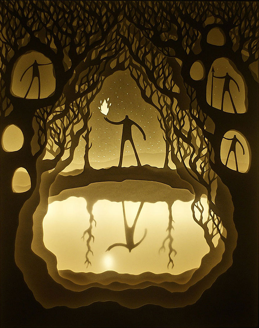 Fairytales Come To Life In New Papercut Light Boxes by Hari &#038; Deepti