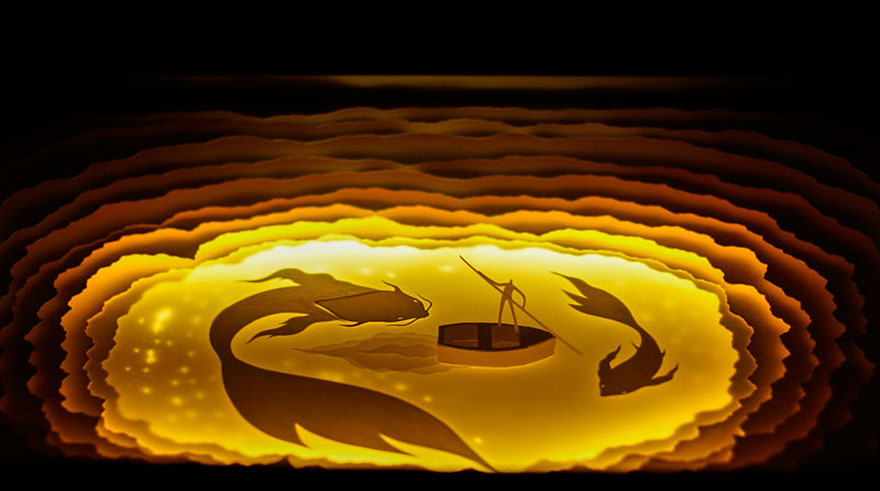 Fairytales Come To Life In New Papercut Light Boxes by Hari &#038; Deepti