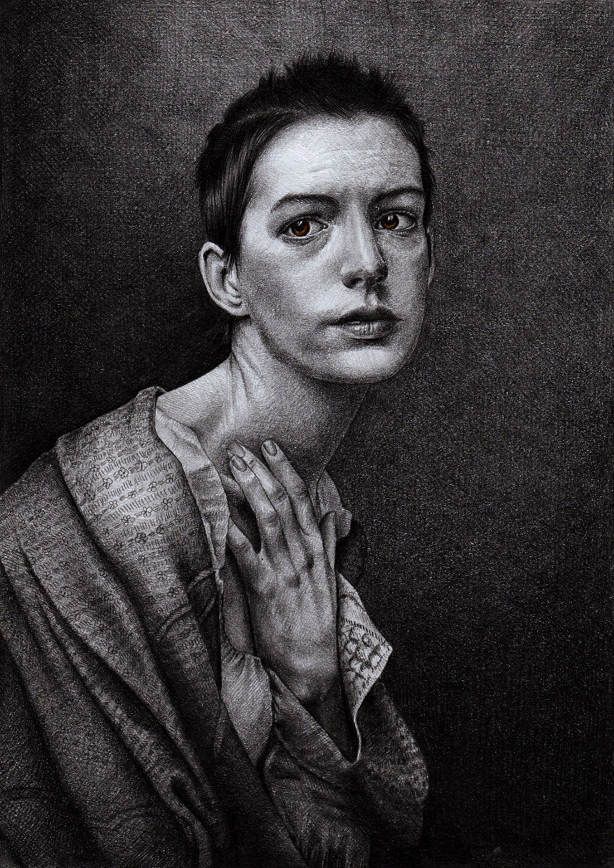 I Drew These Illustrations With Graphite And Coloured Pencils