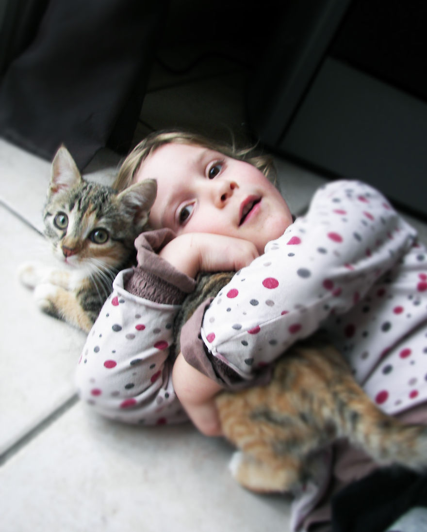 179 Heartwarming Photos Of Kids Playing With Their Cats 179 Heartwarming Photos Of Kids Playing With Their Cats