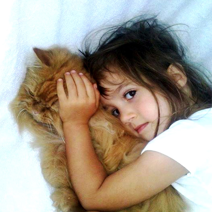 179 Heartwarming Photos Of Kids Playing With Their Cats 179 Heartwarming Photos Of Kids Playing With Their Cats