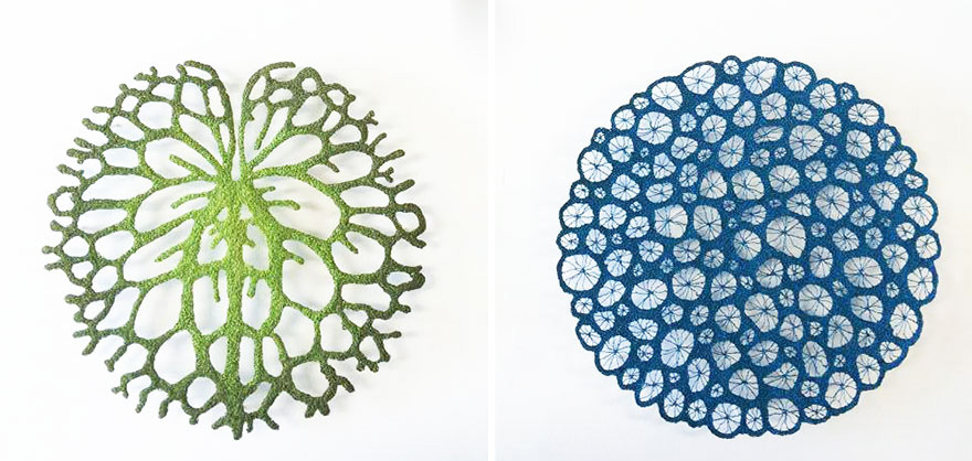 Artist Uses Home Sewing Machine To Capture Nature’s Most Delicate Forms With Embroidery Artist Uses Home Sewing Machine To Capture Nature’s Most Delicate Forms With Embroidery