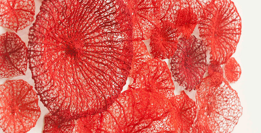 Artist Uses Home Sewing Machine To Capture Nature’s Most Delicate Forms With Embroidery Artist Uses Home Sewing Machine To Capture Nature’s Most Delicate Forms With Embroidery