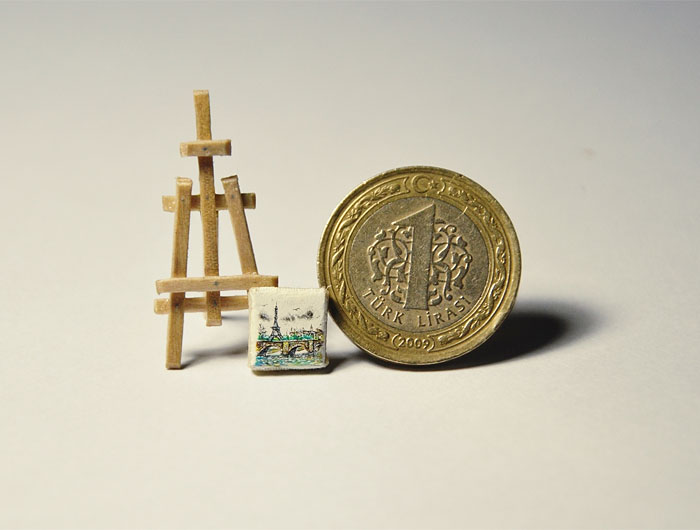 Micro Paintings By Mesut Kul