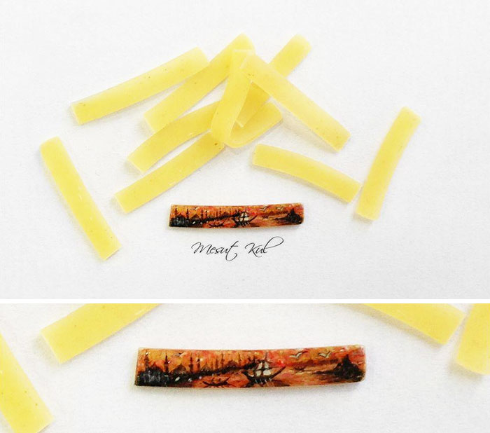 Micro Paintings By Mesut Kul