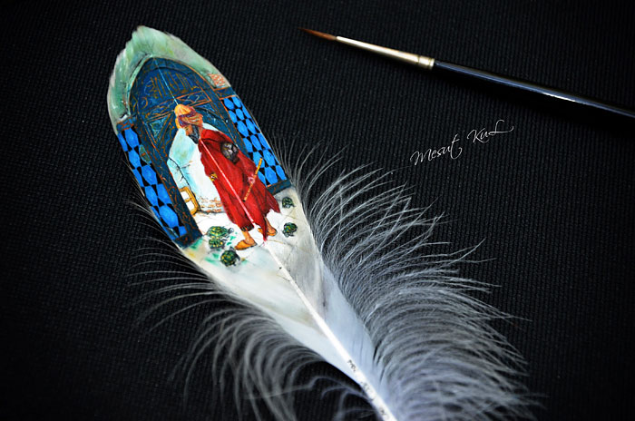 Micro Paintings By Mesut Kul