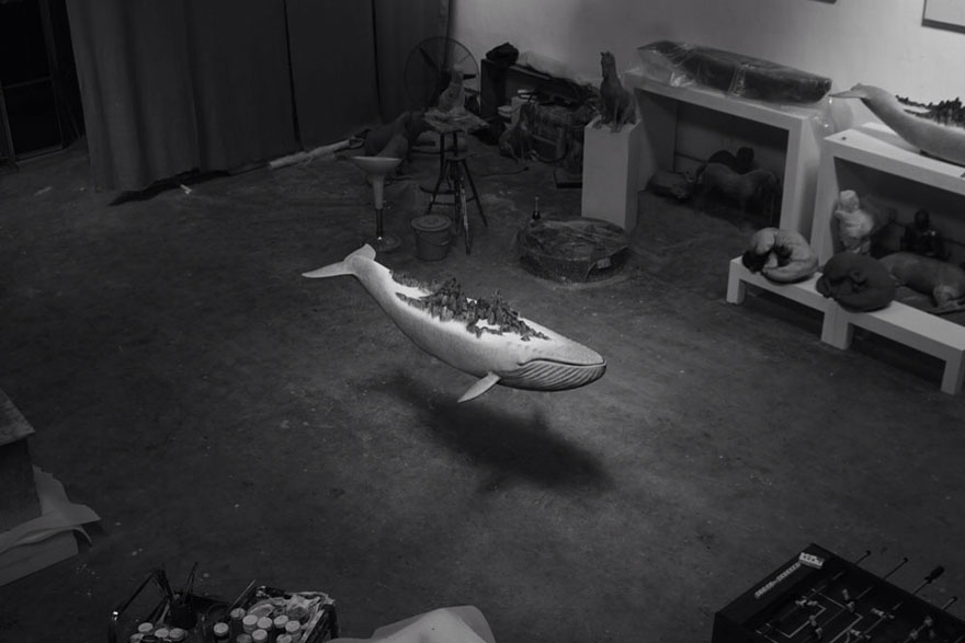 Surreal Animal Sculptures Carrying The World On Their Backs Surreal Animal Sculptures Carrying The World On Their Backs