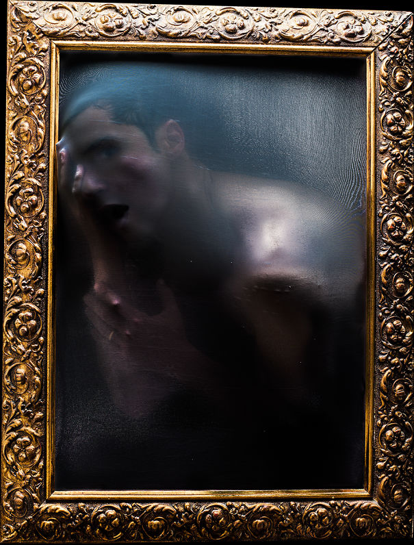 Photographic Portraits Behind The Canvas By Luca Pierro Photographic Portraits Behind The Canvas By Luca Pierro