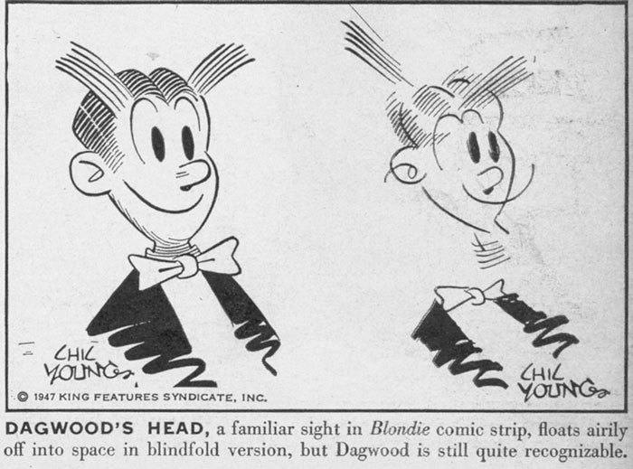 In 1947, Ten Comic Strip Artists Were Asked To Draw Their Characters Blindfolded