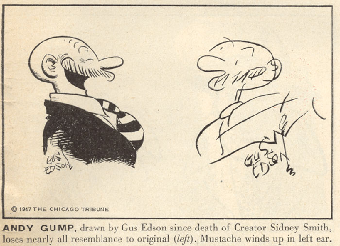 In 1947, Ten Comic Strip Artists Were Asked To Draw Their Characters Blindfolded