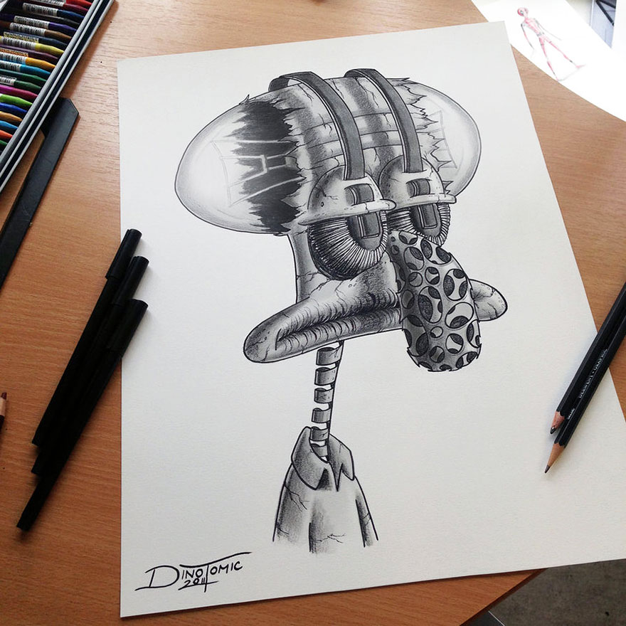 Expressive Pencil Drawings By Dino Tomic Expressive Pencil Drawings By Dino Tomic