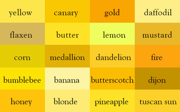 Writer Creates &#8220;Color Thesaurus&#8221; To Help You Correctly Name Any Color Imaginable
