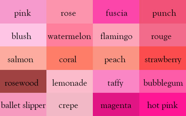 Writer Creates &#8220;Color Thesaurus&#8221; To Help You Correctly Name Any Color Imaginable