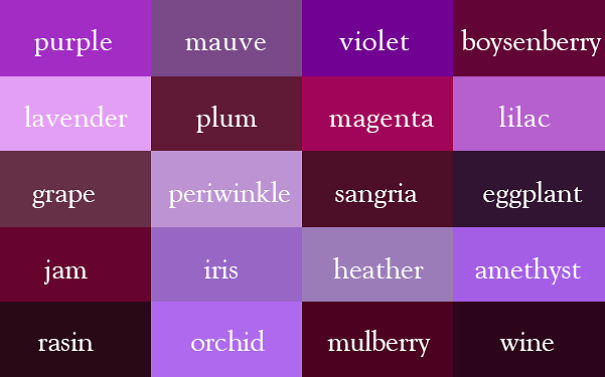 Writer Creates &#8220;Color Thesaurus&#8221; To Help You Correctly Name Any Color Imaginable
