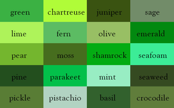Writer Creates &#8220;Color Thesaurus&#8221; To Help You Correctly Name Any Color Imaginable