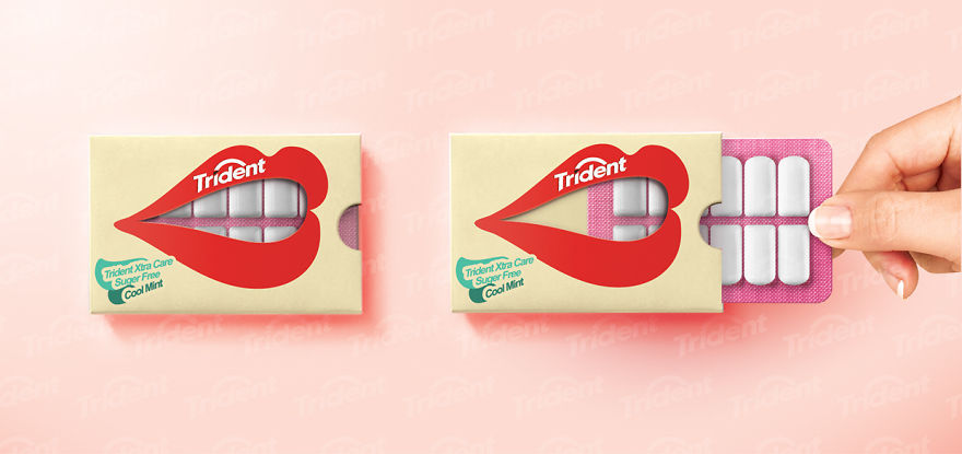 I Created Clever Packaging Concept For Chewing Gum I Created Clever Packaging Concept For Chewing Gum
