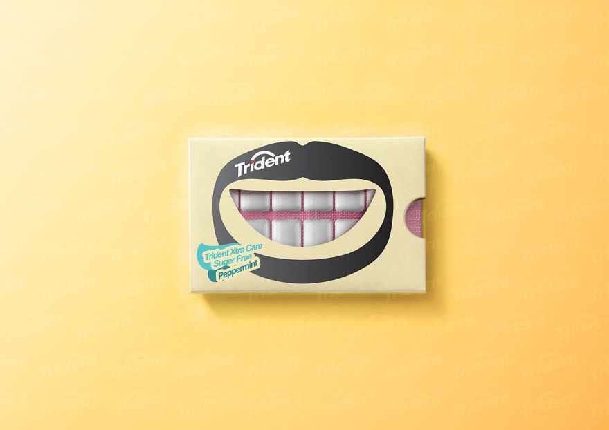 I Created Clever Packaging Concept For Chewing Gum I Created Clever Packaging Concept For Chewing Gum