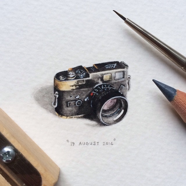 365 Postcards For Ants: Illustrator Creates One Mini Painting Per Day For A Year