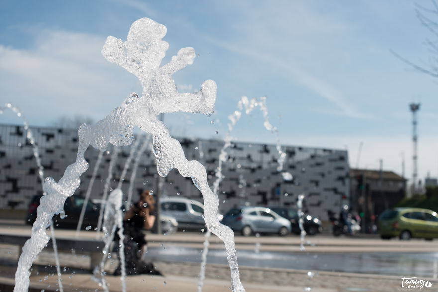 I Capture Super Mario Characters In Water I Capture Super Mario Characters In Water