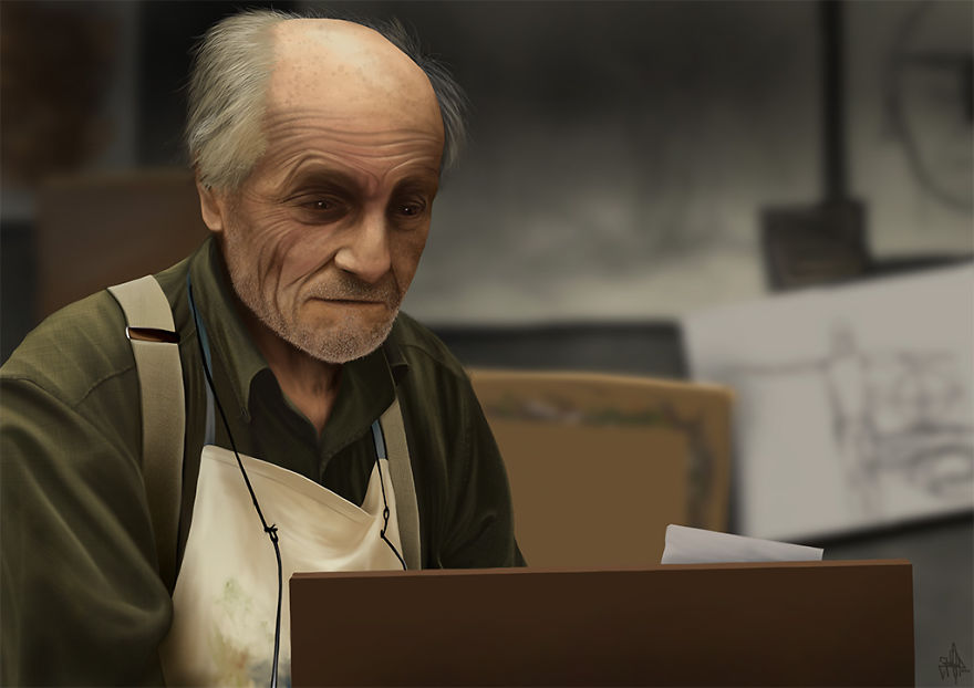 I Create Realistic Finger Paintings On My iPad