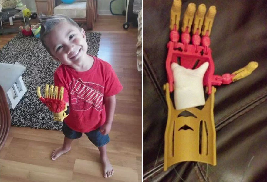 Volunteer Engineers 3D-Print Superhero Prosthetic Arms For Kids Volunteer Engineers 3D-Print Superhero Prosthetic Arms For Kids
