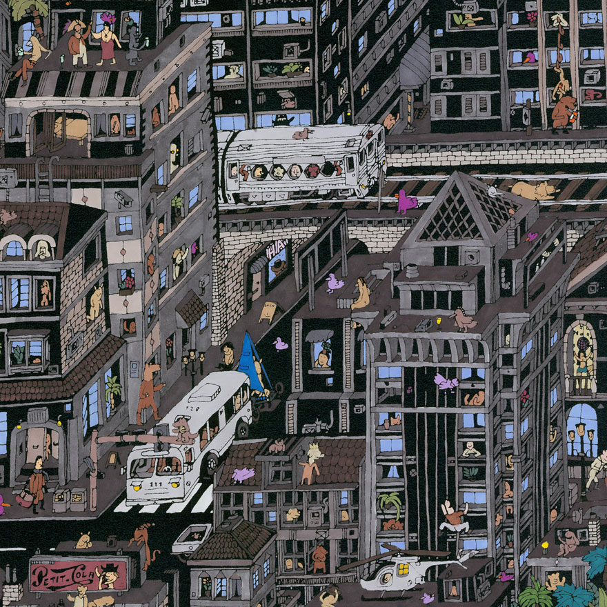 It Took Me 150 Hours To Draw This Intricate Philadelphia Cityscape