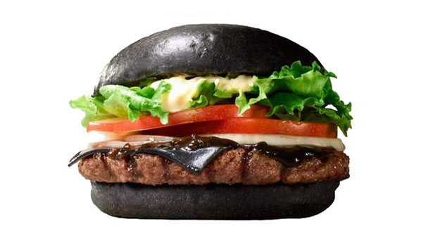 Japan&#8217;s Burger Kings Sell Black Burgers Colored With Bamboo Charcoal And Squid Ink