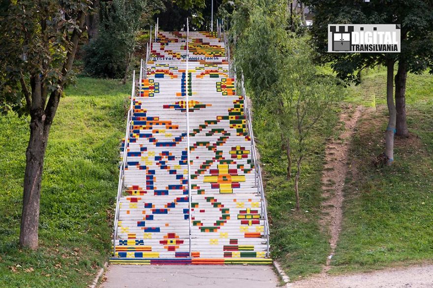 Digital Transilvania &#8211; Furnica Stairs, Targu Mures, Romania