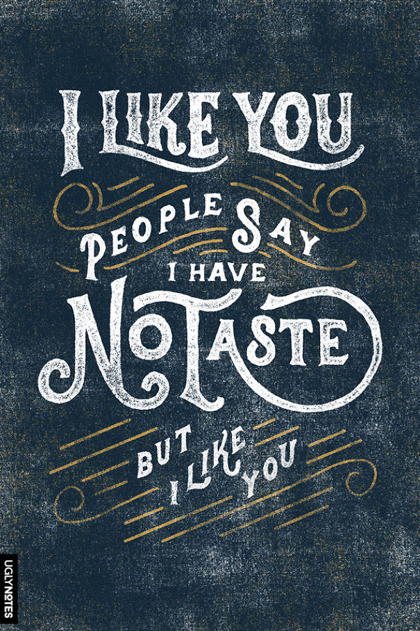 8 Hand Lettered Greeting Cards From Horrible People