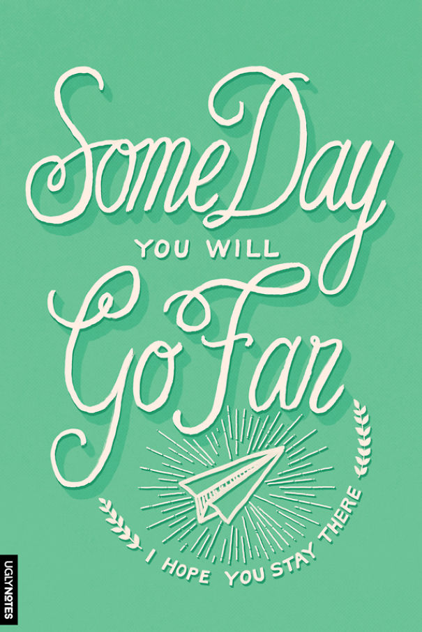 8 Hand Lettered Greeting Cards From Horrible People