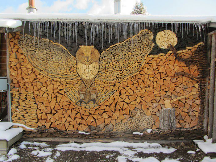 These People Turned Log Piling Into An Art Form