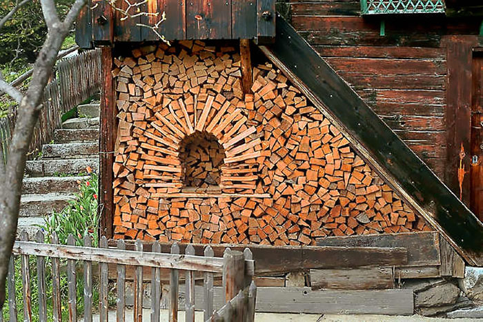 These People Turned Log Piling Into An Art Form