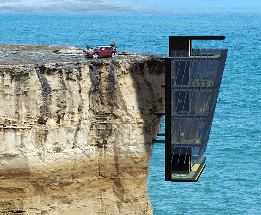 Extraordinary Vacation Home In Australia Clings To Cliff For Dear Life Extraordinary Vacation Home In Australia Clings To Cliff For Dear Life