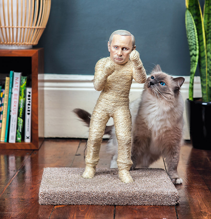 Putin And Kim Jong-Un Become Cat Scratching Posts Putin And Kim Jong-Un Become Cat Scratching Posts