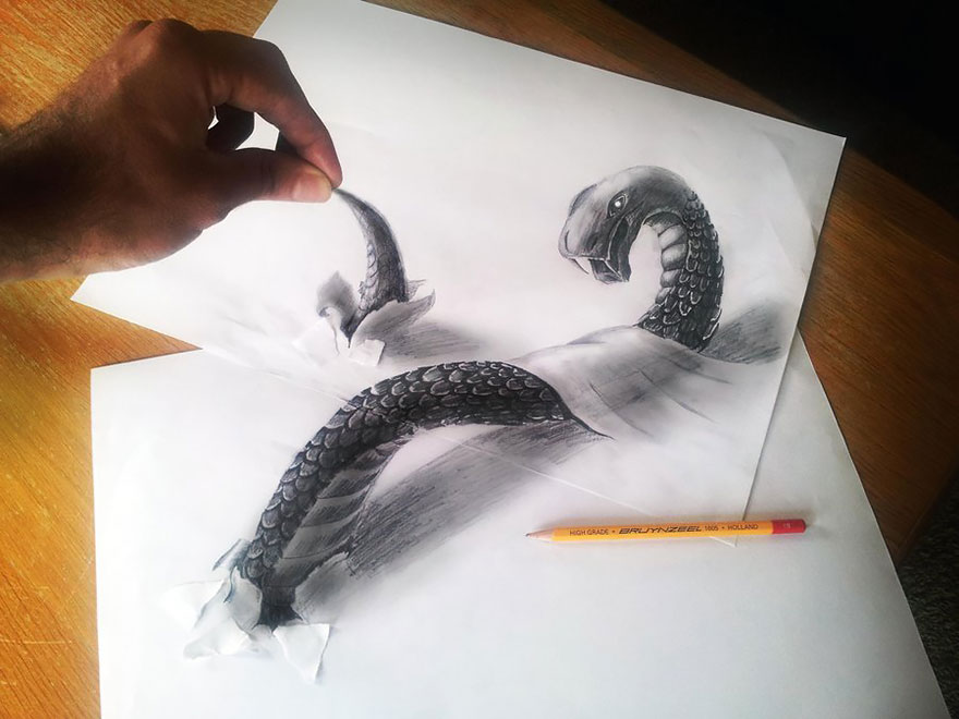 These Realistic 3D Drawings Might Make You Scratch Your Eyes