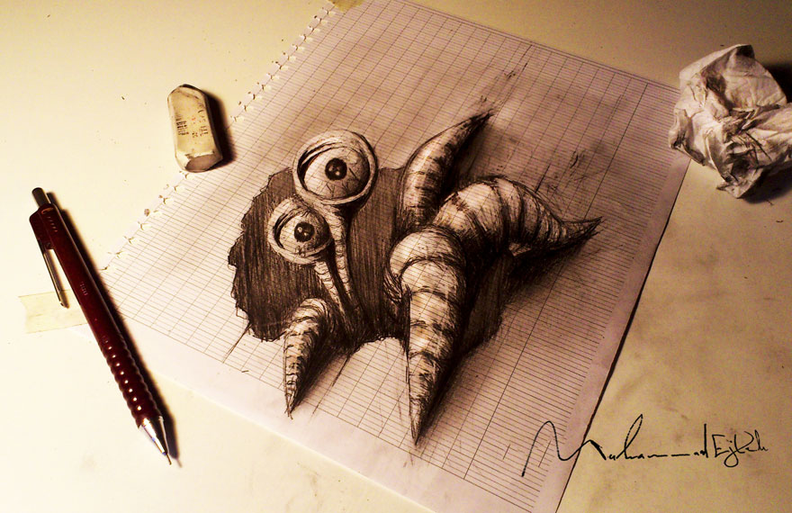 These Realistic 3D Drawings Might Make You Scratch Your Eyes