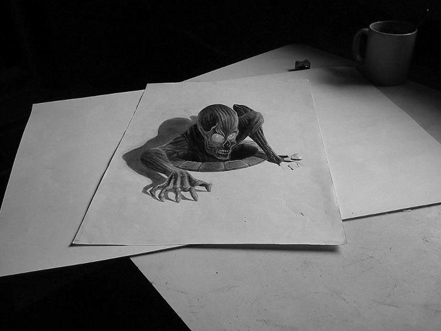 These Realistic 3D Drawings Might Make You Scratch Your Eyes