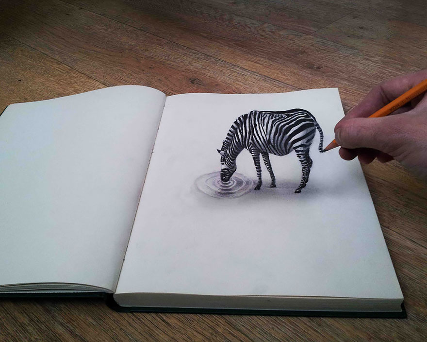 These Realistic 3D Drawings Might Make You Scratch Your Eyes