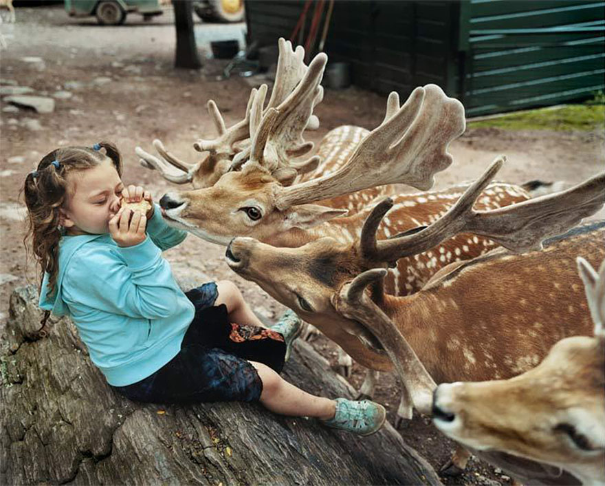 Amelia And The Animals: Photographer Mom Captures Daughter&#8217;s Love For Animals