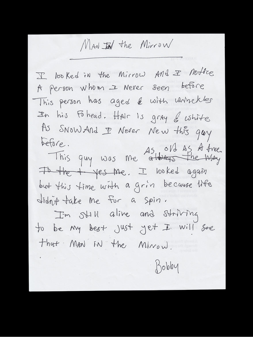 10 Portraits And Poems From Ex-Inmates (I Teach Poetry To Them)