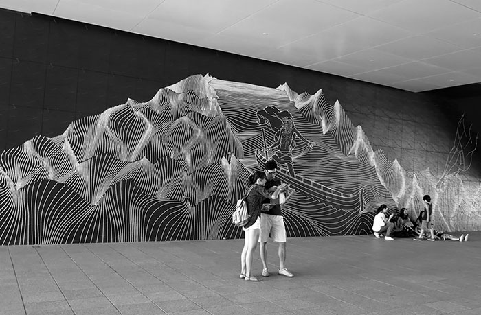 Artist Uses Tape Instead Of Paint To Create Beautiful Street Art Artist Uses Tape Instead Of Paint To Create Beautiful Street Art