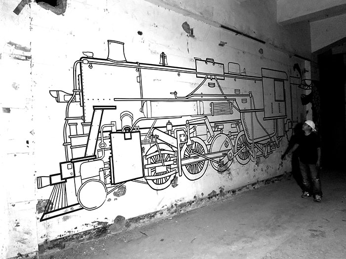 Artist Uses Tape Instead Of Paint To Create Beautiful Street Art Artist Uses Tape Instead Of Paint To Create Beautiful Street Art