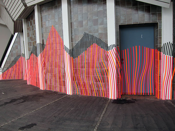 Artist Uses Tape Instead Of Paint To Create Beautiful Street Art Artist Uses Tape Instead Of Paint To Create Beautiful Street Art