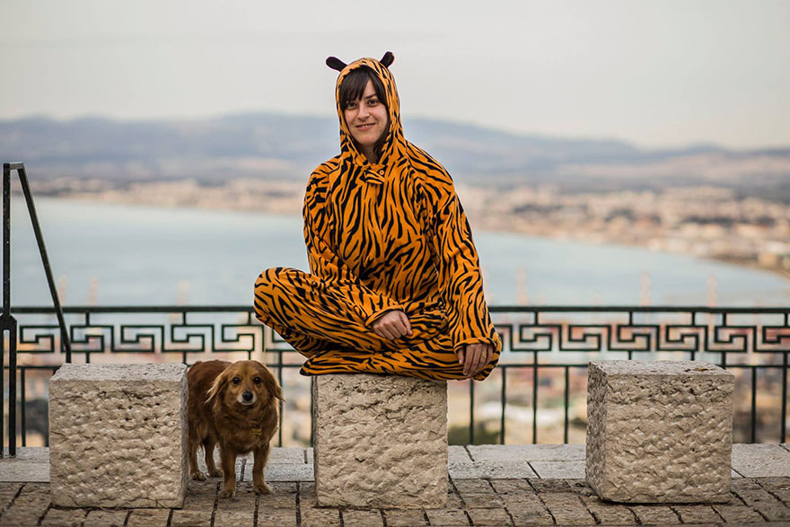 I Talk People Into Posing In A Tiger Suit