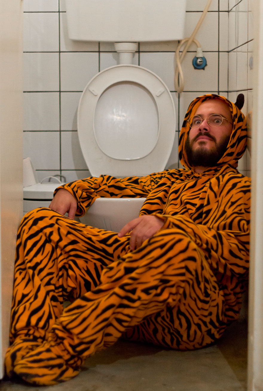I Talk People Into Posing In A Tiger Suit