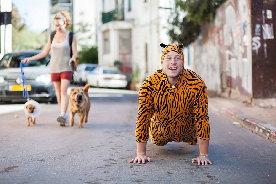 I Talk People Into Posing In A Tiger Suit