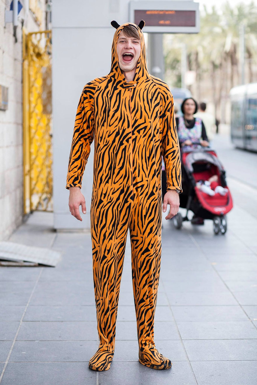 I Talk People Into Posing In A Tiger Suit
